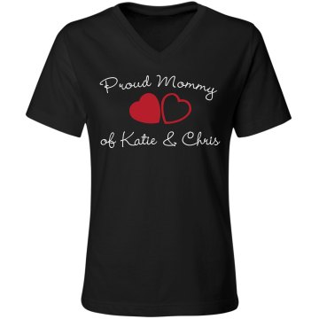 Proud Mommy Junior Fit Bella 1x1 Rib 3/4 Sleeve Raglan Tee