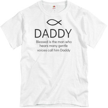 Daddy Unisex Gildan Heavy Cotton Crew Neck Tee