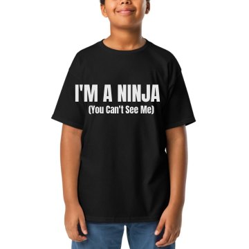 You Cant See Me - Youth Youth Gildan Ultra Cotton Crew Neck Tee