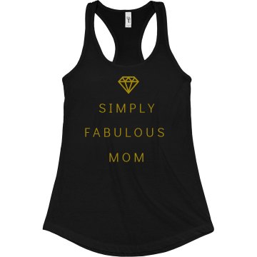 Simply Fabulous Mom Junior Fit Bella Sheer Longer Length Rib V-Neck Tee 