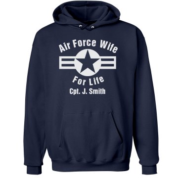 Air Force Wife Unisex Gildan Heavy Blend Hoodie