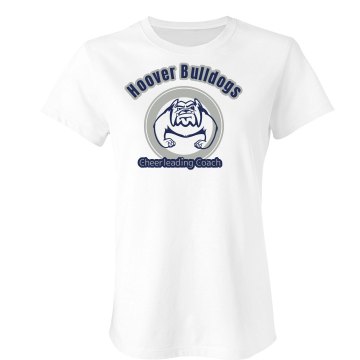 Cheer Coach Junior Fit Bella Crewneck Jersey Tee