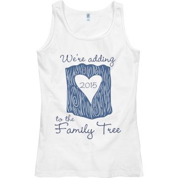 Family Tree Maternity Junior Fit Bella Sheer Longer Length Rib Tank Top