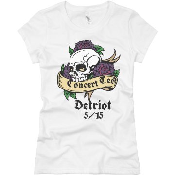 Concert Tee Junior Fit Basic Bella Favorite Tee