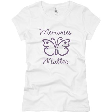 Memories Matter Junior Fit Basic Bella Favorite Tee