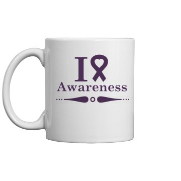 I Heart Awareness Junior Fit Basic Bella Favorite Tee