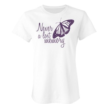 Never A Lost Memory Junior Fit Bella Sheer Longer Length Rib Tee