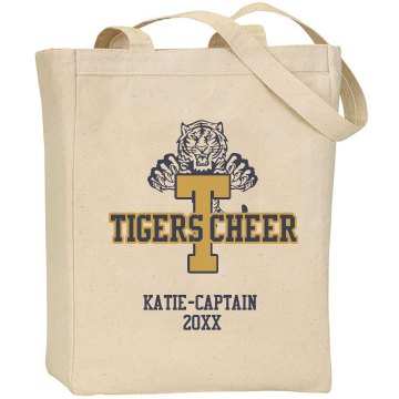 Tigers Cheer Tote Bag Liberty Bags Canvas Tote