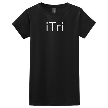 iTri Triathlon Misses Relaxed Fit Gildan Ultra Cotton Tee