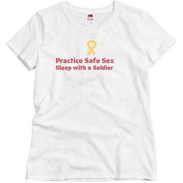 Safe Sex Misses Relaxed Fit Basic Gildan Ultra Cotton Tee