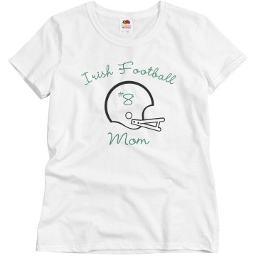 Irish Football Mom Misses Relaxed Fit Basic Gildan Ultra Cotton Tee