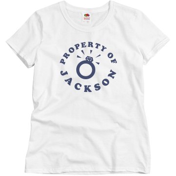 Property of Jackson Misses Relaxed Fit Basic Gildan Ultra Cotton Tee