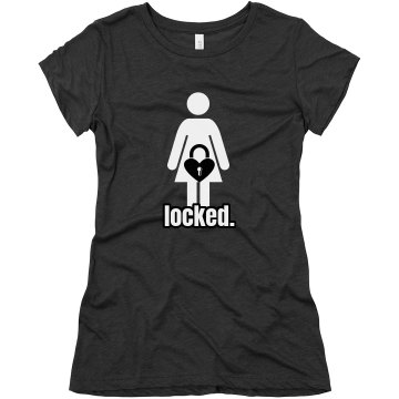 Locked Couples Female Junior Fit Bella Triblend Tee