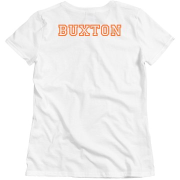 Mom Jersey w/Back Junior Fit Brightline 3/4 Sleeve Jersey Tee
