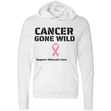 Cancer Gone Wild Hoodie Unisex Gildan Heavy Blend Hoodie