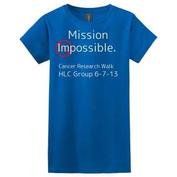 Mission Possible Misses Relaxed Fit Gildan Heavy Cotton Tee