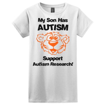 Support Autism Research Misses Relaxed Fit Gildan Ultra Cotton Tee