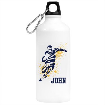 Rugby Water Bottle Aluminum Water Bottle