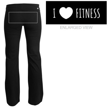 I Love Cross Fitness Junior Fit Soffe Yoga Pants