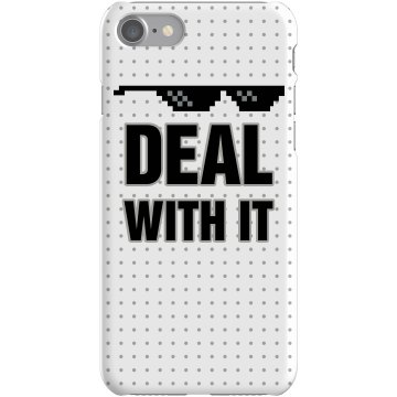 Deal With It iPhone Case Plastic iPhone 5 Case Black