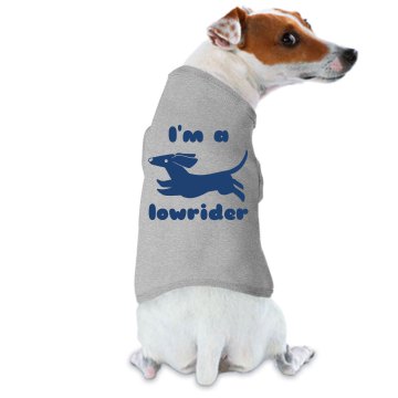 I'm A Lowrider Dog Shirt Doggie Skins Dog Ringer Tee