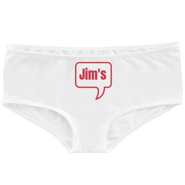 Jim's Love Bella Contrast Satin Trim Thong