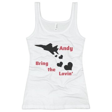 Bring the Lovin' Bella Junior Fit Contrast Satin Trim Cami