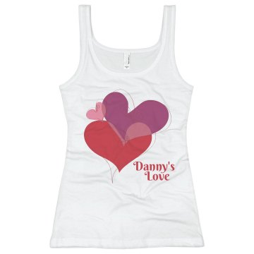 Danny's Love Bella Junior Fit Contrast Satin Trim Cami
