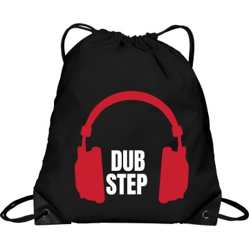 Dubstep Bag Port & Company Drawstring Cinch Bag