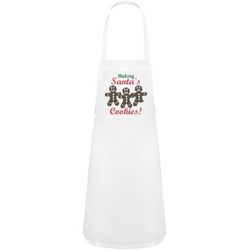 Making Cookies for Santa Youth Kng Brand Bib Apron