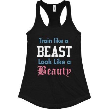 Look Like A Beauty Junior Fit Bella Sheer Longer Length Rib Racerback Tank Top
