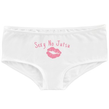 Sexy No Jutsu Bella Contrast Satin Trim Thong