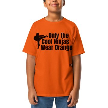 Cool Ninjas Youth Gildan Heavy Cotton Crew Neck Tee
