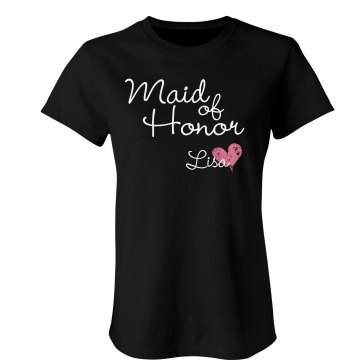 Maid Of Honor Junior Fit Bella Sheer Longer Length Rib Tee