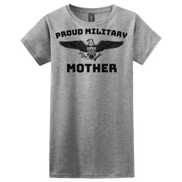 Proud Marine Mother Misses Relaxed Fit Gildan Ultra Cotton Tee