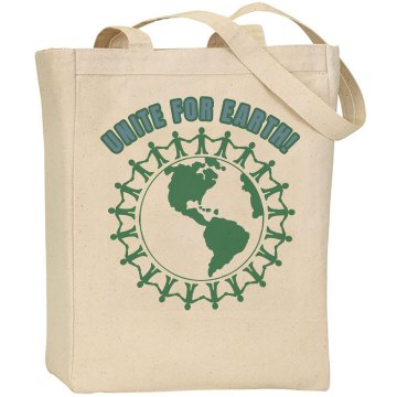 Unite For Earth! Liberty Bags Canvas Tote