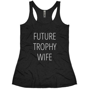 Future Trophy Wife Junior Fit Bella Crewneck Jersey Tee
