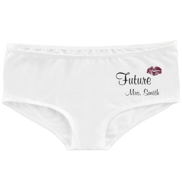 Future Mrs. Smith Bella White Basic Hotshort