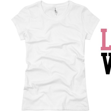 Love Volleyball Junior Fit Basic Bella Favorite Tee