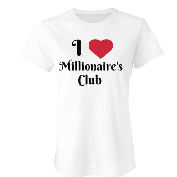 Millionaire's Club Junior Fit Bella Sheer Longer Length Rib Tee