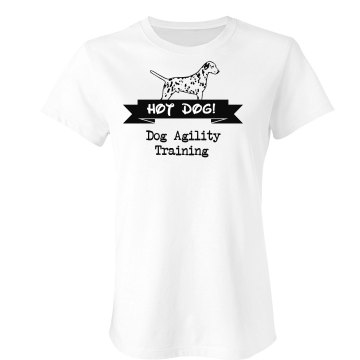 Dog Agility Training Junior Fit Bella Sheer Longer Length Rib Tee