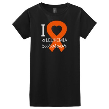 I Love A Survivor Misses Relaxed Fit Gildan Ultra Cotton Tee