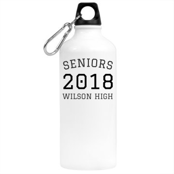 Seniors Water Bottle Aluminum Water Bottle