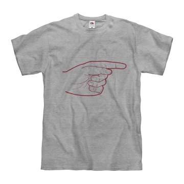 Couples Hand T-Shirt Unisex Basic Gildan Heavy Cotton Crew Neck Tee