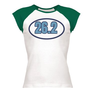 Save Marathon Cap Sleeve Junior Fit Bella 1x1 Rib Cap Sleeve Raglan Tee