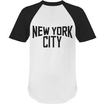 Lennon Loves New York Unisex Anvil Ringer Tee