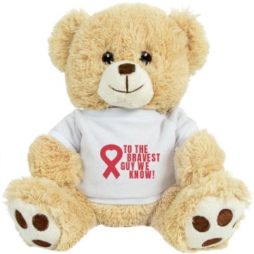 Red Ribbon Awareness Plush Lion