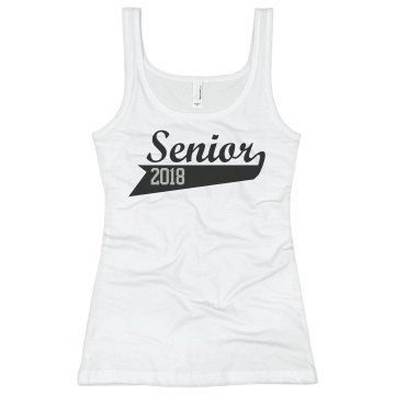 Seniors 2013 w/ Back Junior Fit Basic Bella 2x1 Rib Tank Top