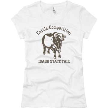 Cattle Competition Junior Fit Basic Bella Favorite Tee