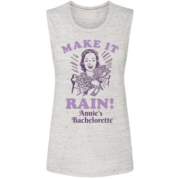 Tom is a Bear Junior Fit Bella Longer Length 1x1 Rib Tank Top